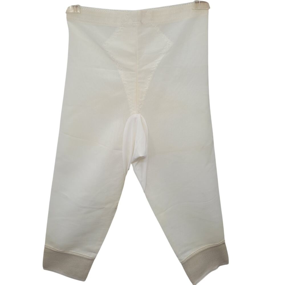 Sears Vintage Deadstock White Shapewear Girdle‎ Above Knee Retro Lingerie Pinup